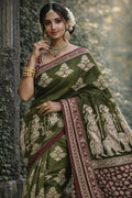 Nritya Vana - Nartha - Kalamkari Saree