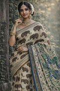 Vichitra Vana - Nartha - Kalamkari Saree