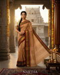 Suvarna Rekhini - NARTHA Fiesta Chettinad Cotton Saree