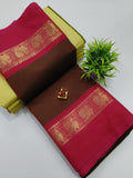 🦢 Hamsa Raga -  NARTHA – Kanchi Cotton Saree