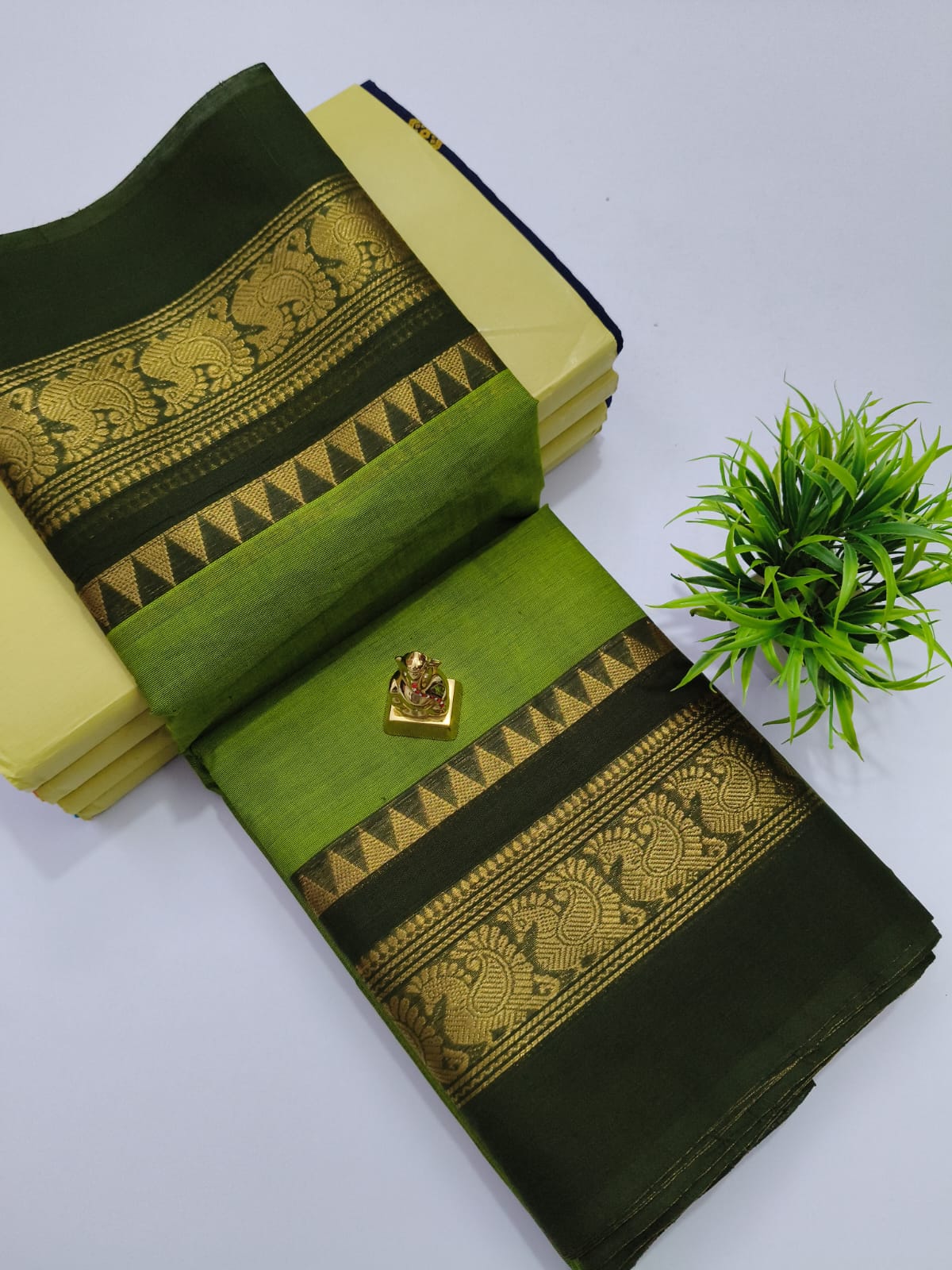 🌿 Harita Hamsika -  NARTHA – Fiesta Collection | Kanchi Cotton Saree