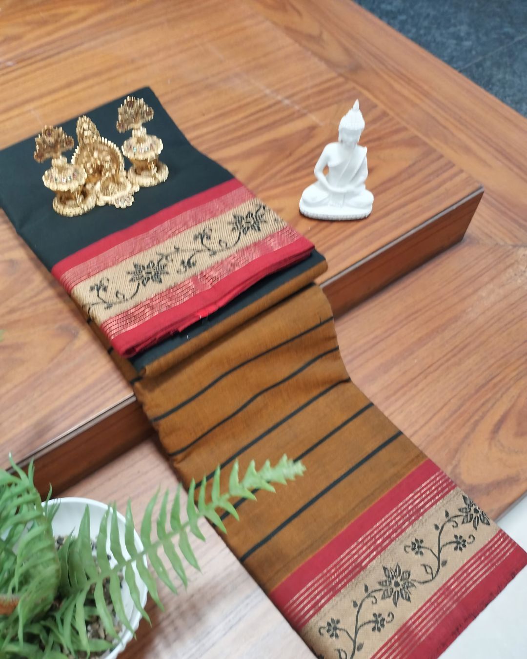 🌿 Vanika Dharini - NARTHA – Fiesta Collection | Negamam Cotton Saree