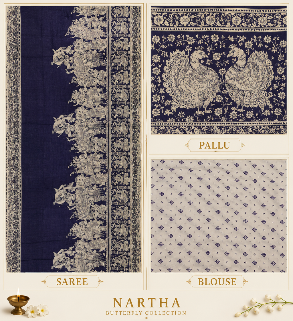 ✨ Parampara Vrittanta ✨ -💙📜 NARTHA – Butterfly Collection