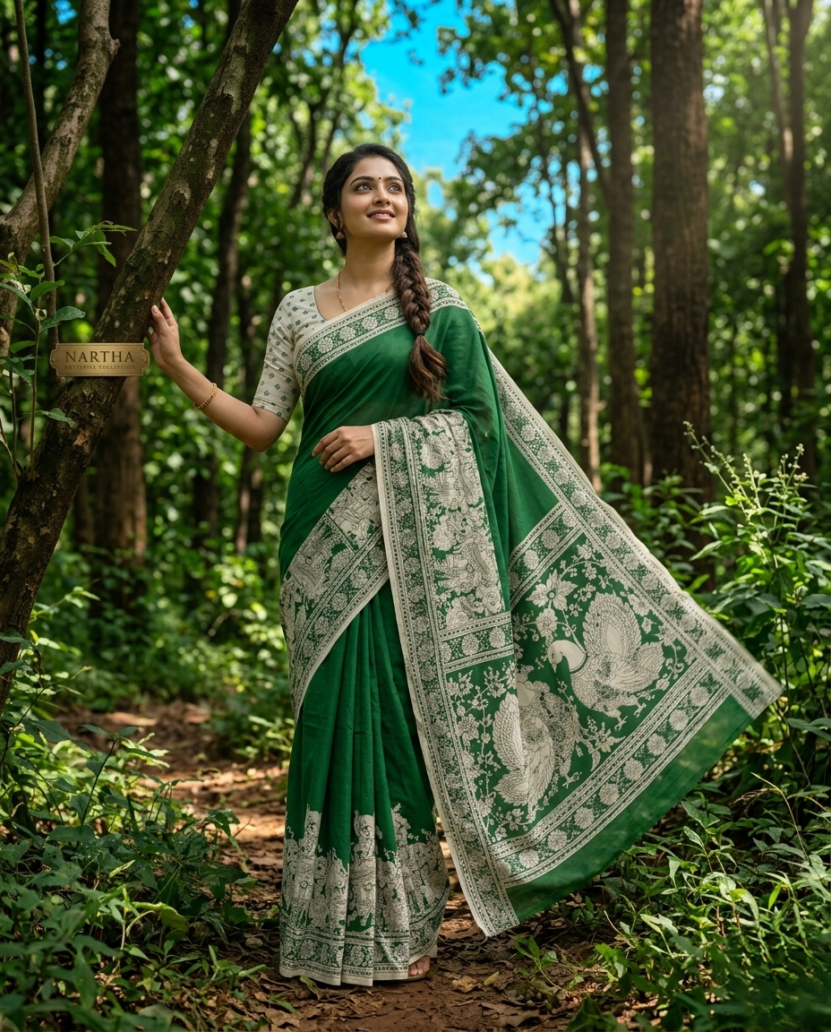 ✨ Haritha Mayuri ✨ - 🌿🦚 NARTHA – Butterfly Collection