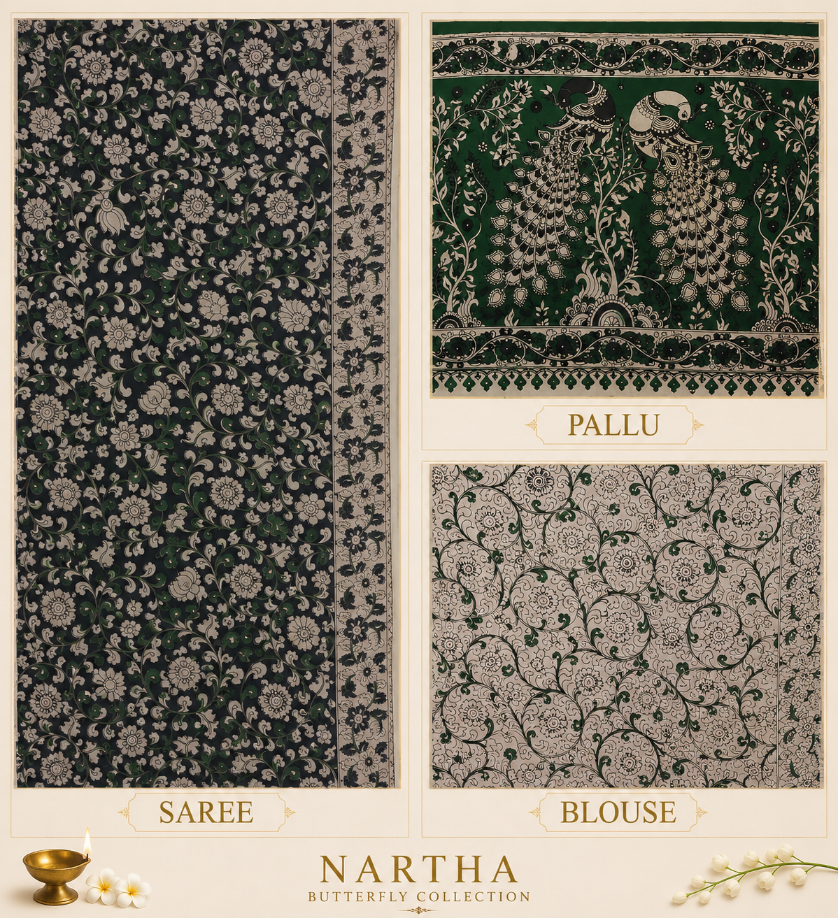 ✨ Mayuravarna ✨- 🌿✨ NARTHA – Butterfly Collection