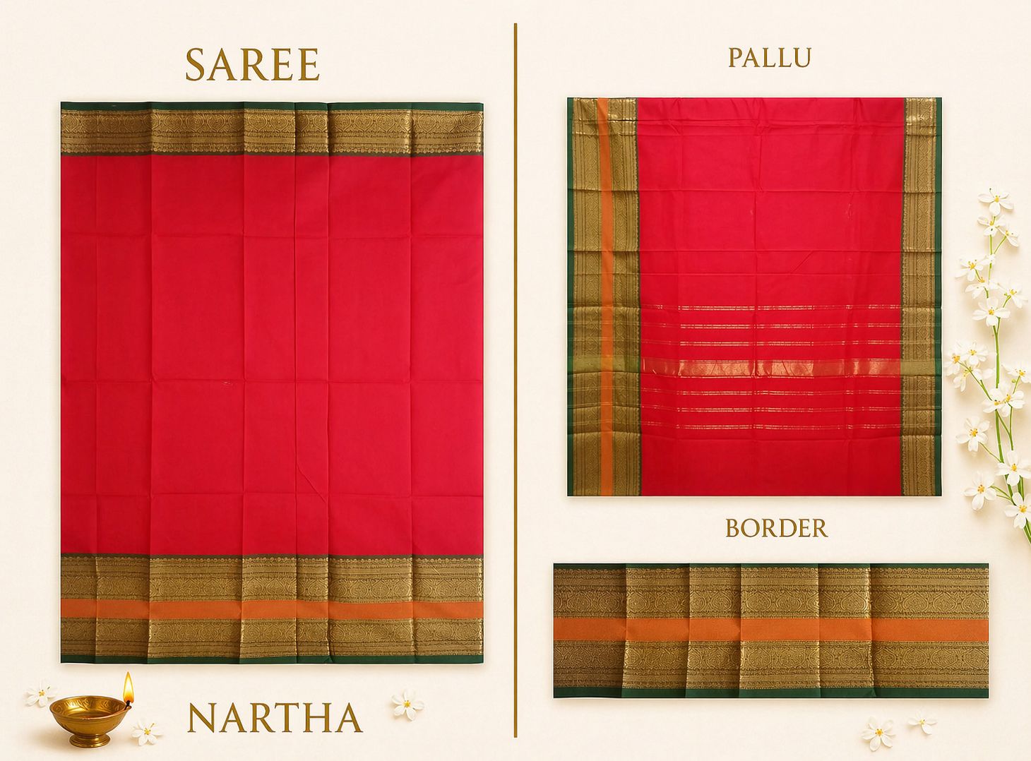 🪶Aruna Vaidehi  NARTHA Fiesta – Chettinad Collection