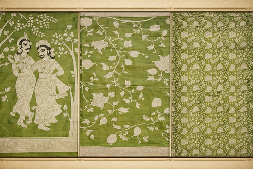 Vana Jaala - Nartha - Kalamkari Saree