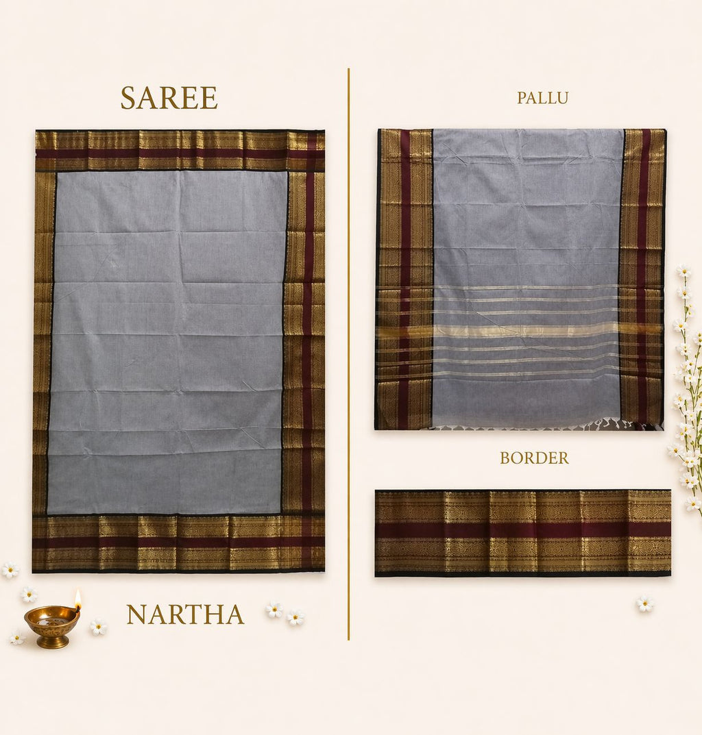 🪶 Dhavala Saumya - NARTHA Fiesta – Chettinad Collection